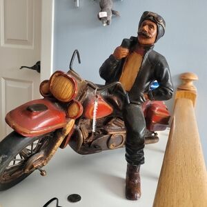 Vintage Moto sculpture